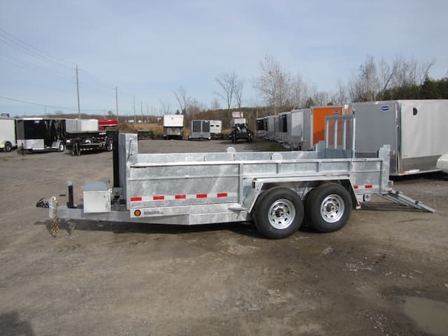 2023 Advantage 7 Ton 14FT Galvanized Dump Trailer