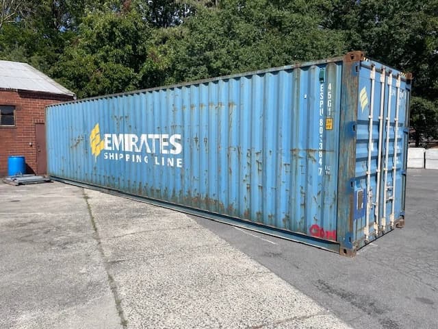 Sealand Container 40′ High Cube Water and Air Tight Good Condition Used