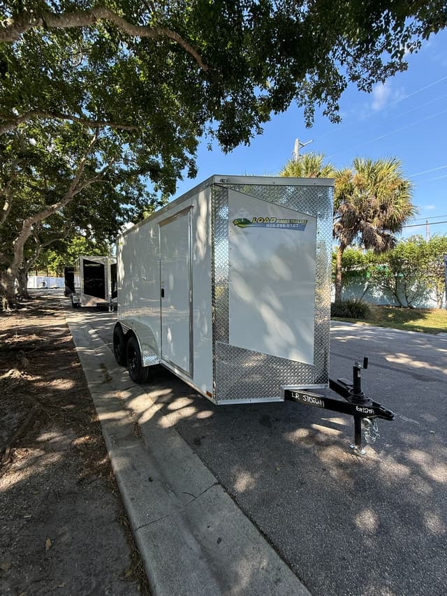 New 2026 Hook & Line 6 x 12 Enclosed 7k Trailer