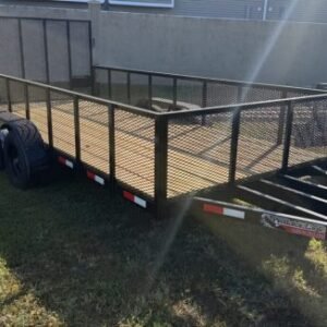 Predator Eagle7′ x 16′ x 2′ Mesh Sides Utility T/A with Ramp