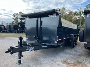New 2026 AMP 7 x 16 Buildable Side Dump Trailer 16k GVWR