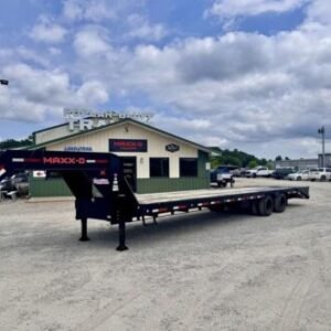 2021 Maxx-D Trailers LHX10234 102″ X 34′ 40K (Rated at 25.9k) Flatbed Gooseneck W/ MAXX Ramps