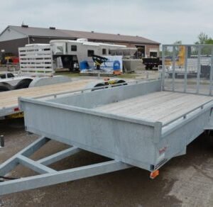 2023 Advantage 14′ Galvanized Landscape Trailer