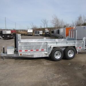 2023 Advantage 7 Ton 14FT Galvanized Dump Trailer