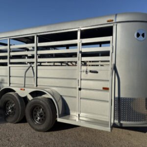 2026 W-W Trailer AA 5X14 Stock / Stock Combo Trailer