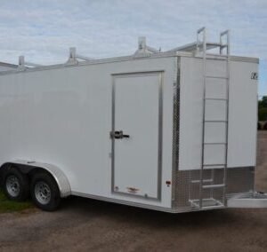 2023 Mission Trailers 7×16 Aluminum Contractor Trailer
