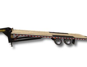 Deluxe 25000 GVWR Flatbed Tilt Gooseneck Trailer